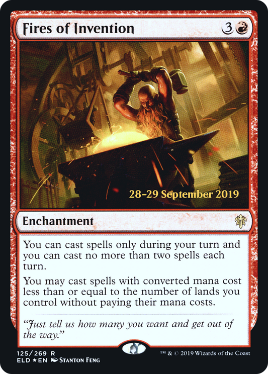 Fires of Invention (125) (Prerelease) - Foil