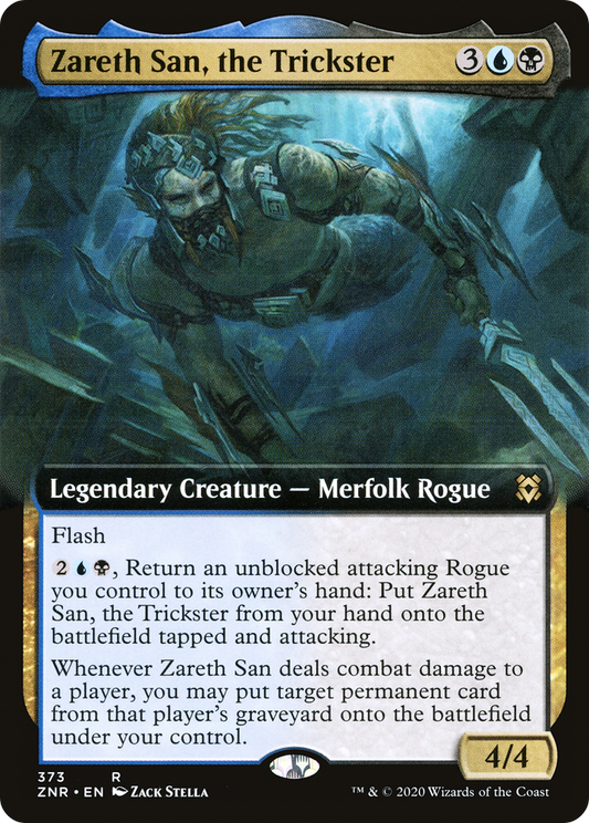 Zareth San, the Trickster (373) (Extended Art) - Foil