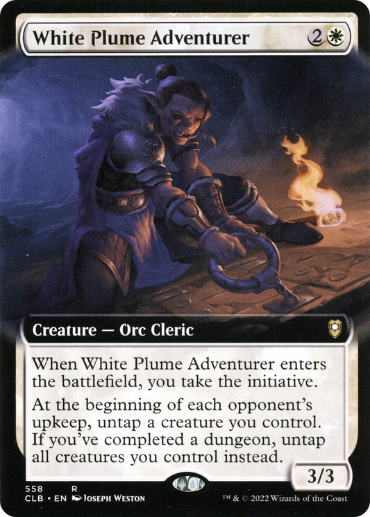 White Plume Adventurer (558) (Extended Art)