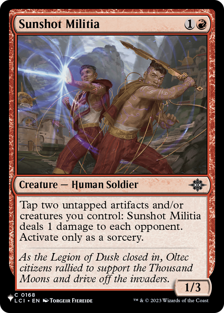 Sunshot Militia (LCI-168) (PLST)