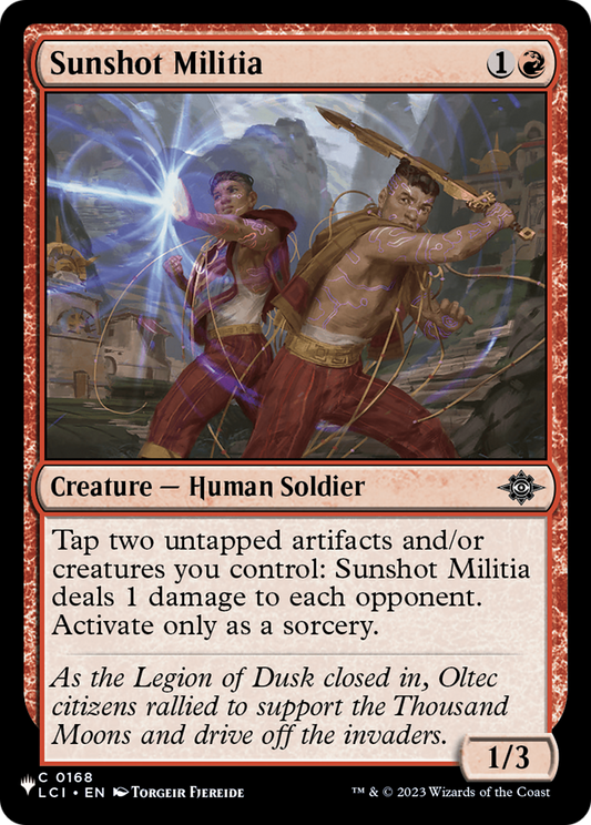 Sunshot Militia (LCI-168) (PLST)