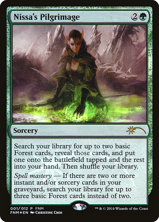 Nissa's Pilgrimage (001) (FNM) - Foil