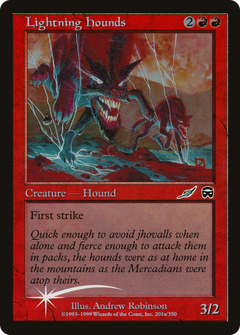 Lightning Hounds (201a) (Media) (PMEI) - Foil