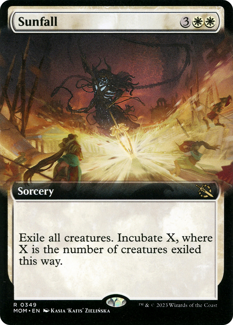 Sunfall (0349) (Extended Art) - Foil