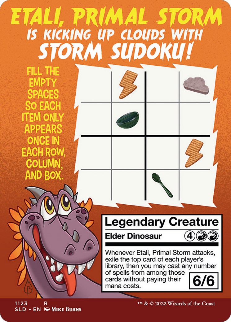 Etali, Primal Storm (1123) (Reversible) (Showcase) (SLD) - Foil