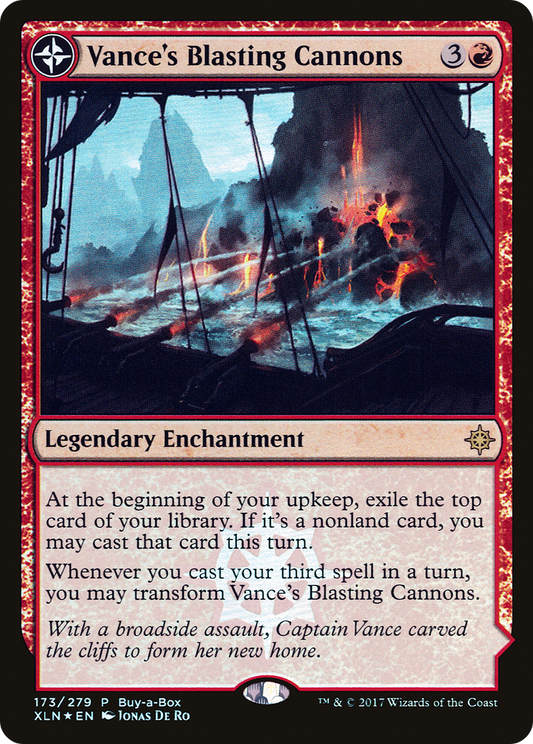 Vance's Blasting Cannons // Spitfire Bastion (173) (Buy-a-Box) (PXTC) - Foil