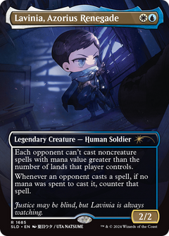 Lavinia, Azorius Renegade (1685) (Borderless) - Foil