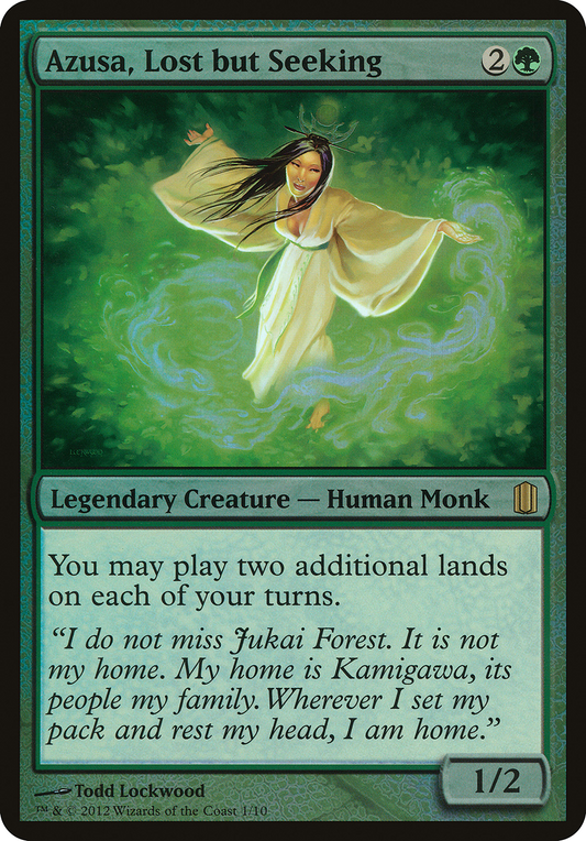 Azusa, Lost but Seeking (Oversized) - Foil