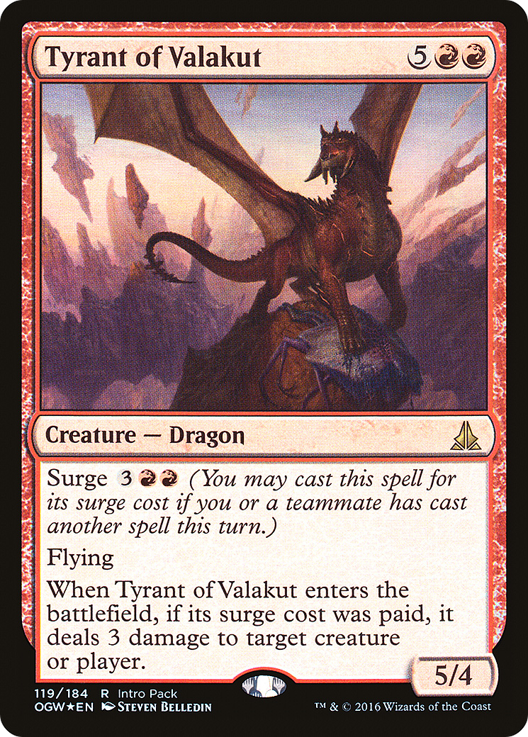 Tyrant of Valakut (119) (Intro Pack) - Foil