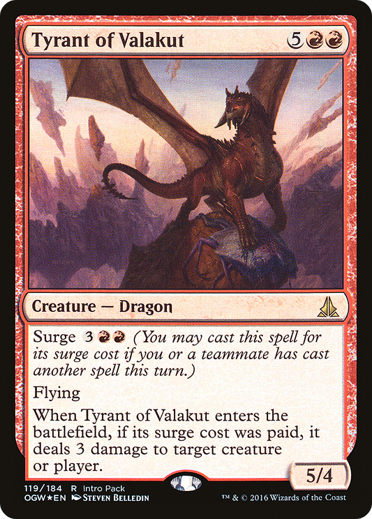 Tyrant of Valakut (119) (Intro Pack) - Foil