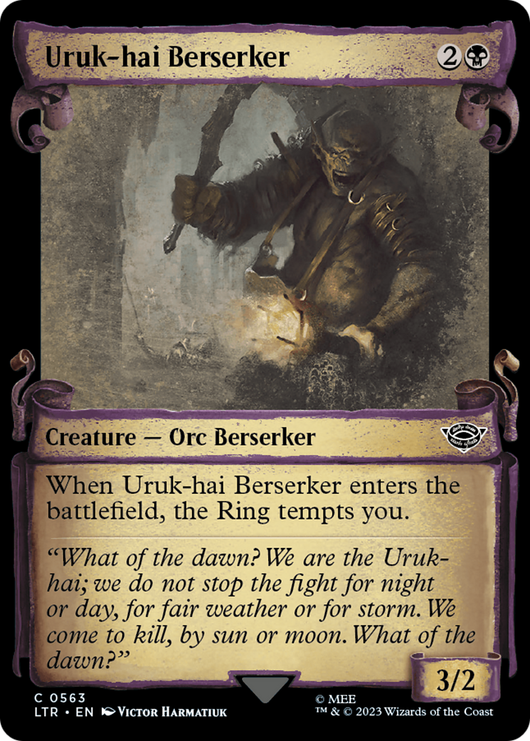 Uruk-hai Berserker (0563) (Showcase) - Silver Foil