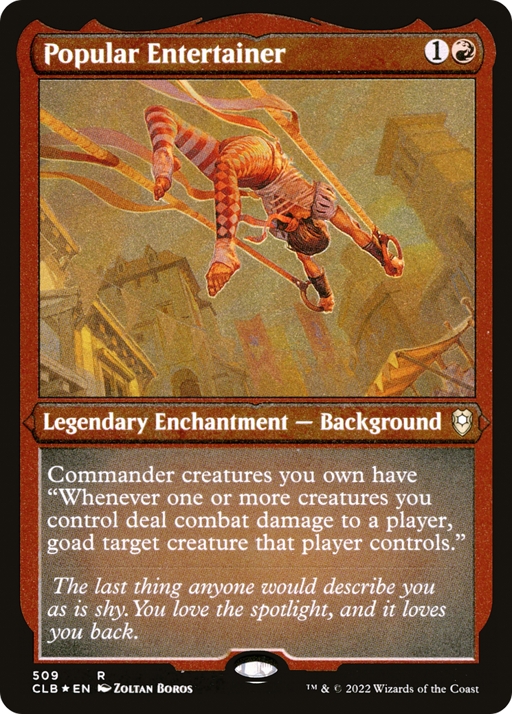 Popular Entertainer - Foil Etched