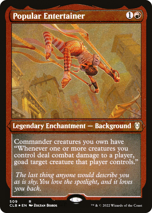 Popular Entertainer - Foil Etched