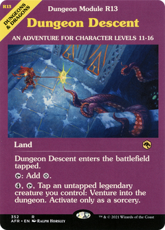 Dungeon Descent (352) (Showcase) - Foil
