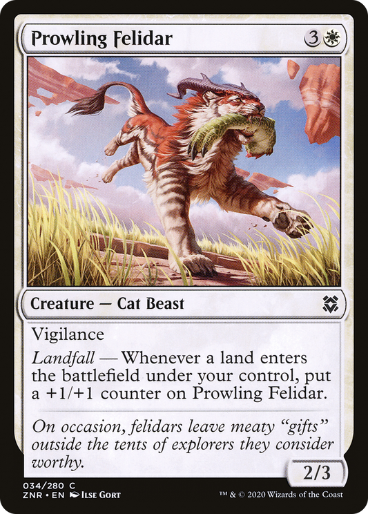 Prowling Felidar - Foil