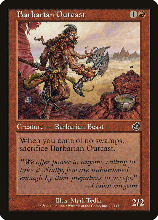 Barbarian Outcast - Foil