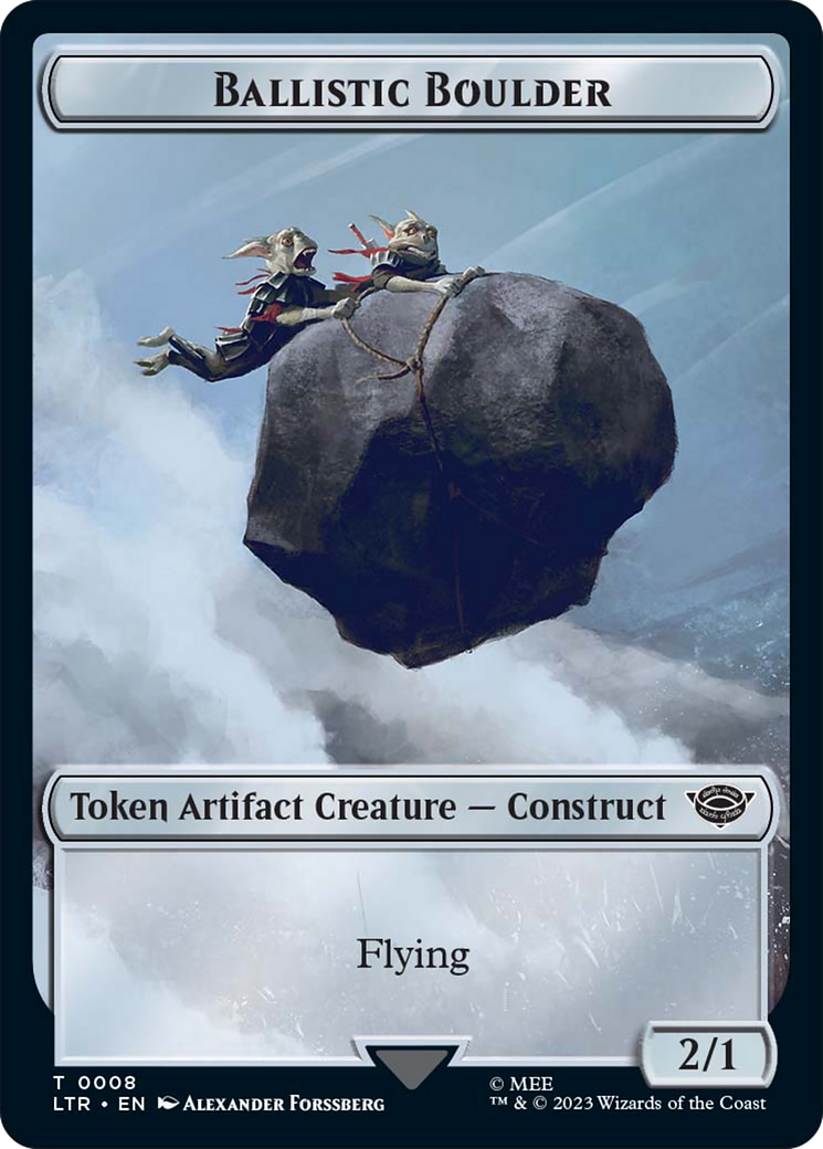 Ballistic Boulder Token (008)