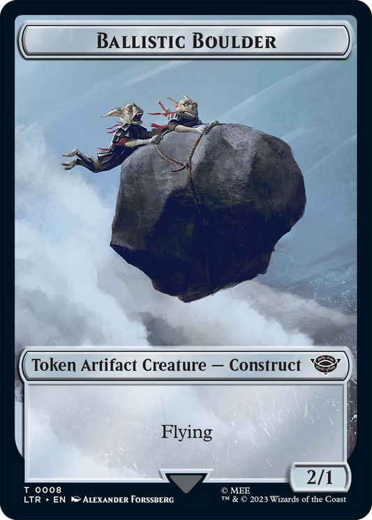 Ballistic Boulder Token (008)