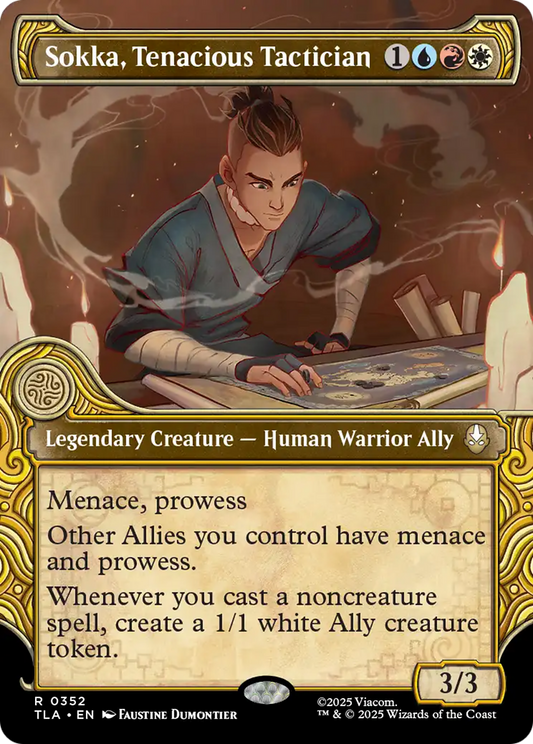 Sokka, Tenacious Tactician (0352) (Elemental Frame) - Foil tla