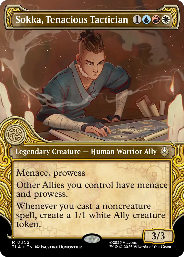 Sokka, Tenacious Tactician (0352) (Elemental Frame) tla