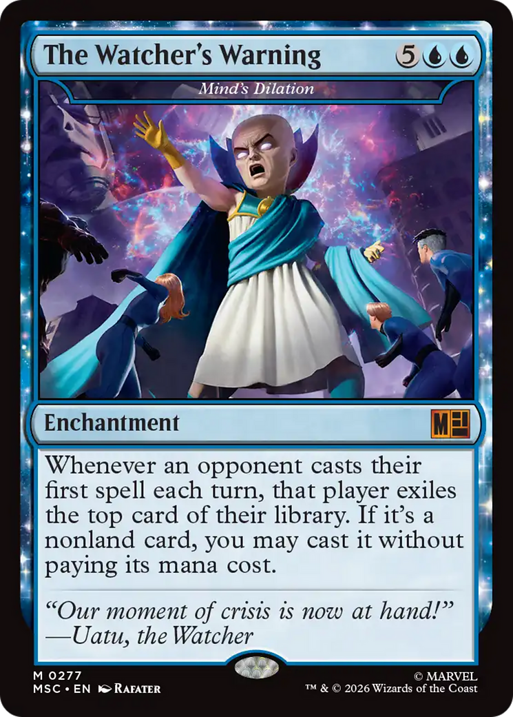 The Watcher's Warning [Mind's Dilation] (MSC) - Surge Foil