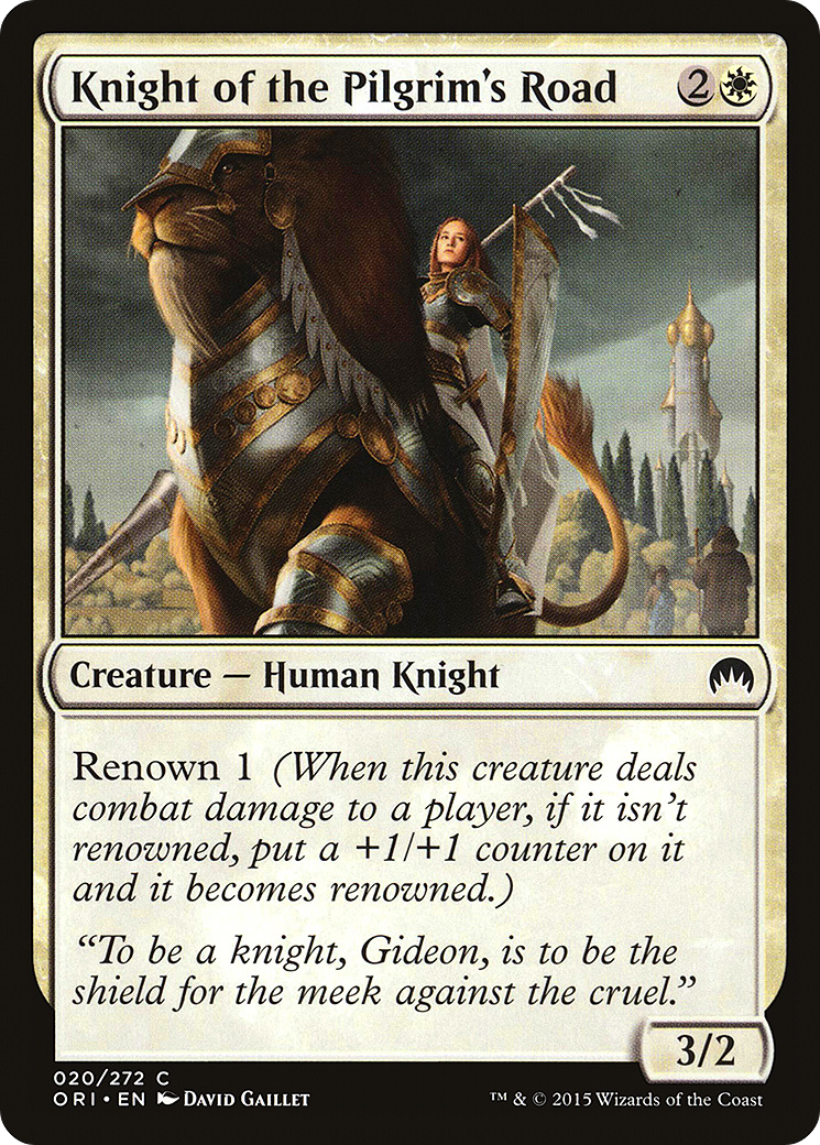 Knight of the Pilgrim's Road - Foil