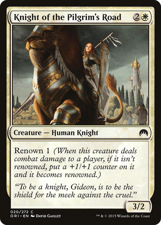 Knight of the Pilgrim's Road - Foil
