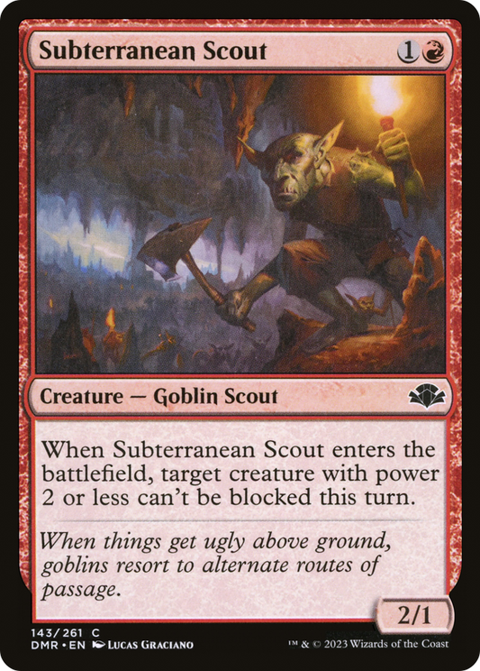 Subterranean Scout - Foil