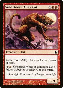 Sabertooth Alley Cat - Foil