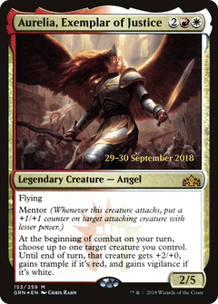 Aurelia, Exemplar of Justice (153) (Prerelease) - Foil