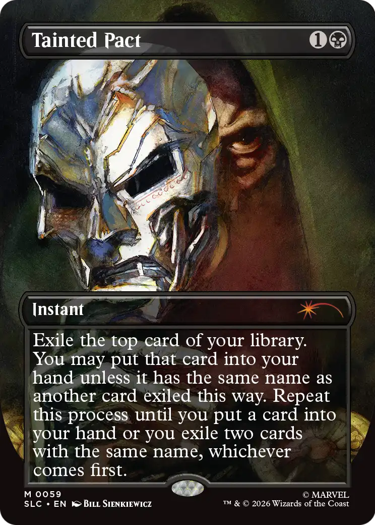 Tainted Pact (0059) (Borderless) (SLC) - Foil