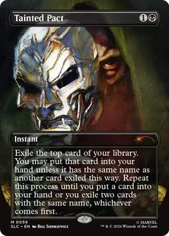 Tainted Pact (0059) (Borderless) (SLC) - Foil