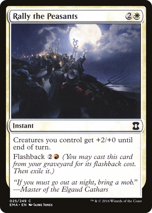 Rally the Peasants - Foil