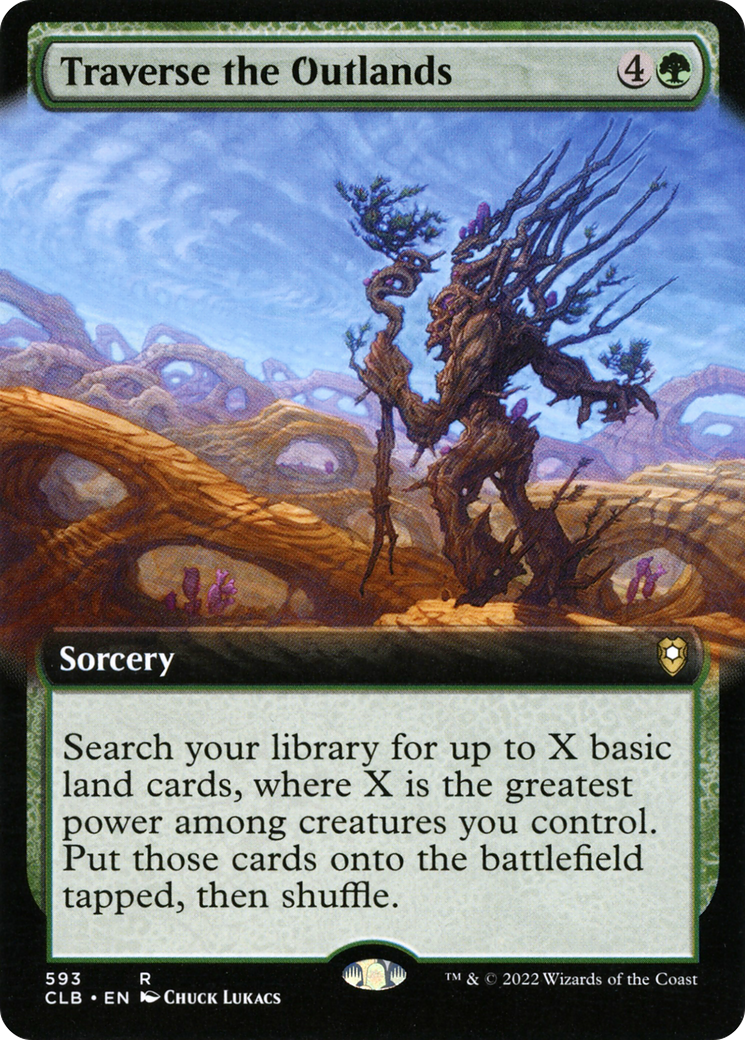 Traverse the Outlands (593) (Extended Art) - Foil