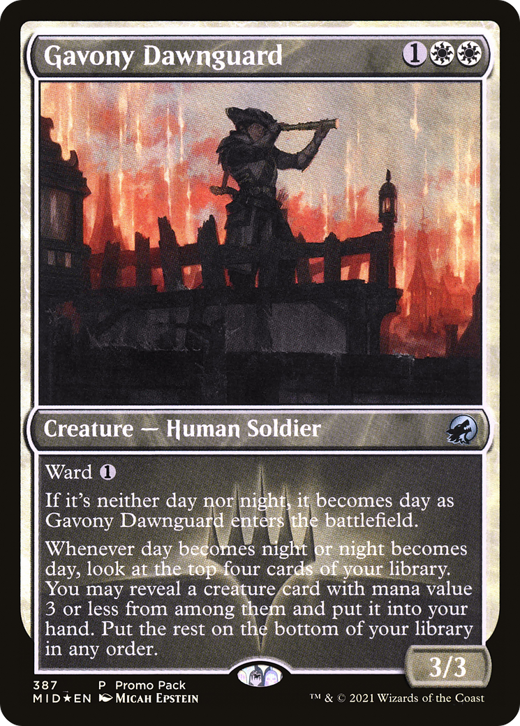 Gavony Dawnguard (387) (Promo Pack) - Foil