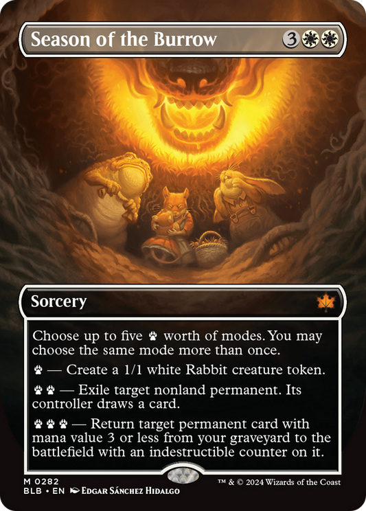 Season of the Burrow (0282) (Borderless) - Foil