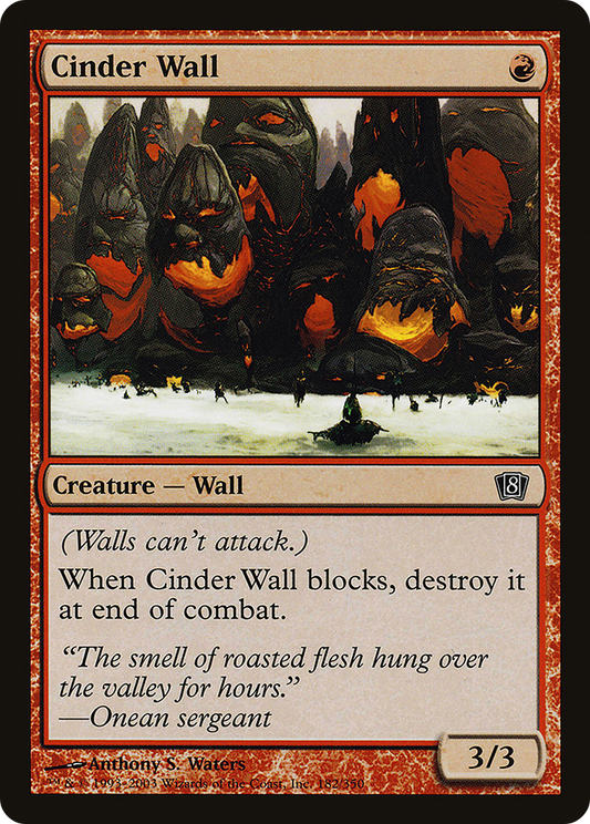 Cinder Wall - Foil
