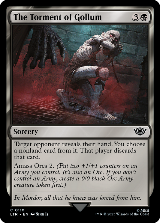 The Torment of Gollum - Foil