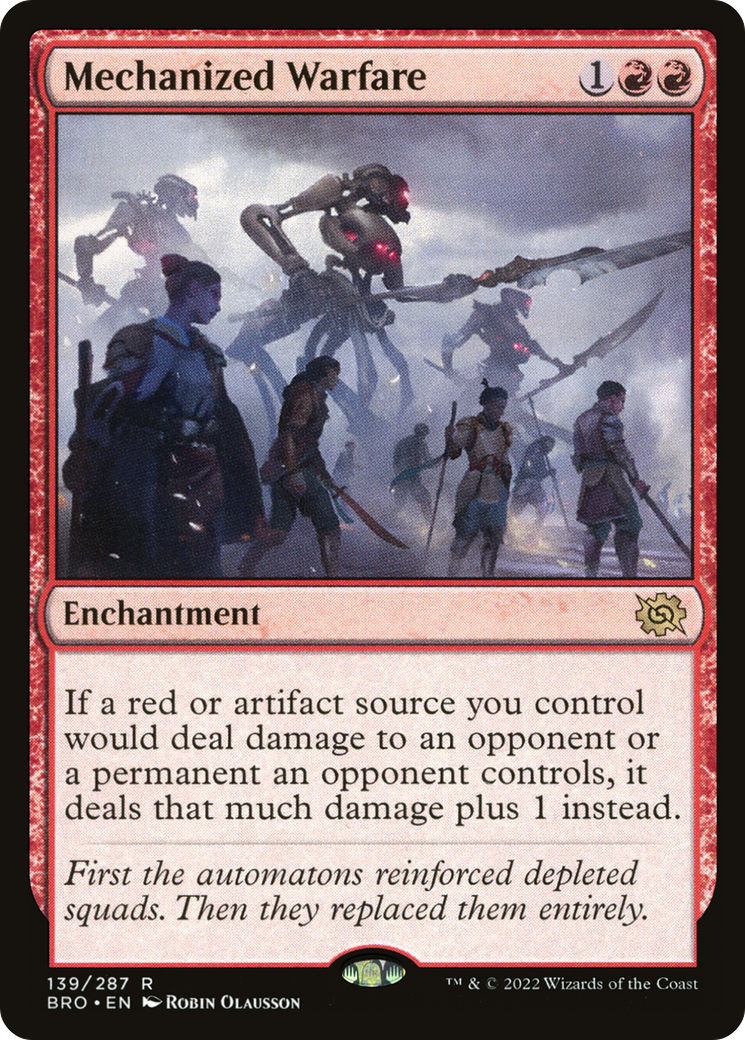 Mechanized Warfare - Foil