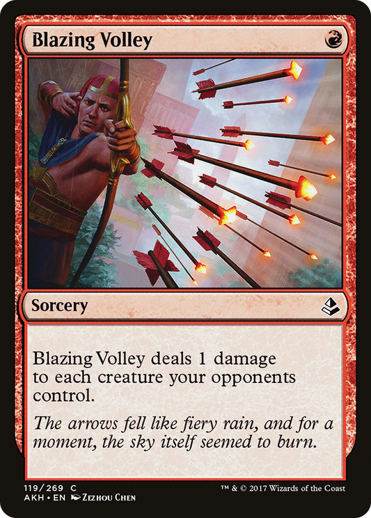 Blazing Volley - Foil