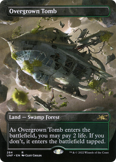 Overgrown Tomb (284) (Borderless) - Foil