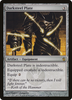 Darksteel Plate - Foil