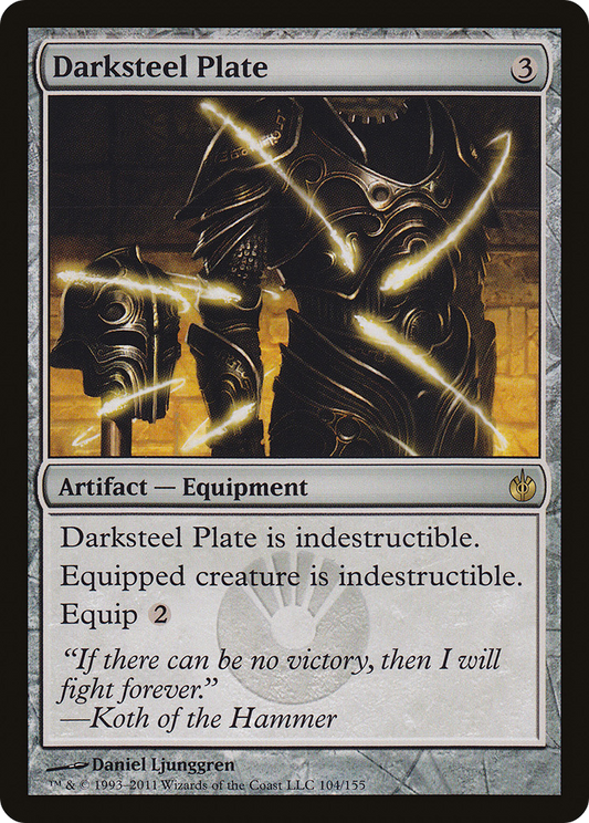 Darksteel Plate - Foil