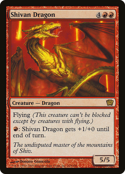 Shivan Dragon - Foil