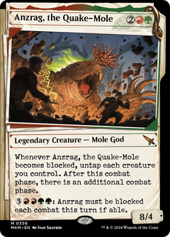 Anzrag, the Quake-Mole (0356) (Showcase) - Foil