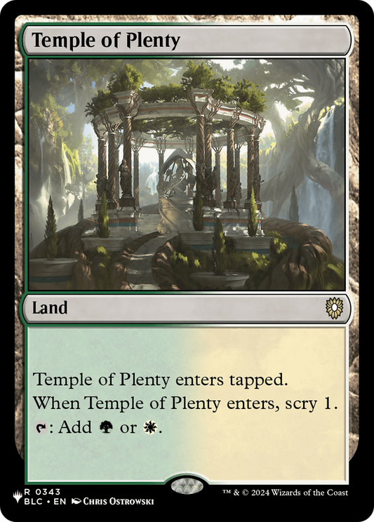 Temple of Plenty (BLC-0343) (PLST)