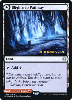 Blightstep Pathway // Searstep Pathway (252) (Prerelease) (PKHM) - Foil
