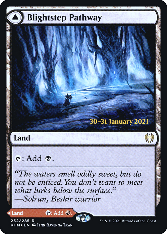 Blightstep Pathway // Searstep Pathway (252) (Prerelease) (PKHM) - Foil