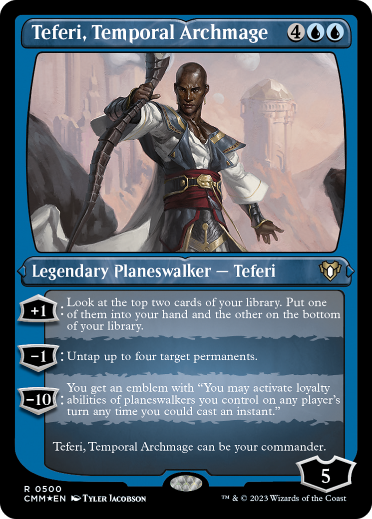 Teferi, Temporal Archmage (0500) - Foil Etched