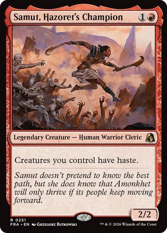 Samut, Hazoret's Champion (FRA) - Foil